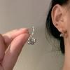 Gancho para la oreja de estilo retro con sensación fresca, exquisito y de alta sensación, diseño de nicho, estilo frío, temperamento simple, versátil, joyería para la oreja para mujer