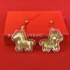 2026 Año del Caballo Estilo Caliente Caballo del Zodiaco Dibujo Animado Creativo Enriquecerse Collar Colgante de Cuerda Roja Regalo de Año Nuevo