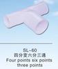 Conector Reductor de Tubería para Líneas de Agua de Acuacultura, Plástico PVC Grande a Pequeño Tapón de 1/2 Pulgada a 3/4 Pulgada, Codo en T, Codo, Conector Recto