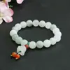 Pulsera de Jade Natural Guan Yu Jade Verde de Tianshan Círculo Único para Mujer Venta al por Mayor de Fábrica Transmisión en Vivo Dropshipping S3050503