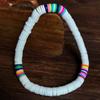 Joyería Amazon transfronteriza estilo playa europeo y americano color Taylor amistad pulsera de arcilla blanda pulsera de cuerda elástica femenina al por mayor