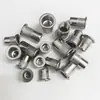 En Stock Al Por Mayor Acero Inoxidable 316 Cabeza Plana Nervadura Vertical Semi-Hexagonal Tuerca Remachable Cabeza Avellanada Moleteada Agujero Ciego Tuerca Fabricante