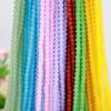 Material de cuentas para bricolaje, cuentas redondas de jade de imitación de cristal de 10 mm, cuentas de jade de imitación, cuentas sueltas, collar, cuentas decorativas