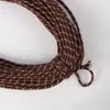 Corda Paracord 5mm Sete Fios Tecida à Mão 2m Material Artesanal DIY para Tecelagem de Pulseiras e Cordas Coloridas Trançadas