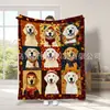 Manta Popular de Perro Lindo de Amazon, Manta de Mascota de Franela Transfronteriza para Otoño e Invierno, Manta Colcha Pequeña