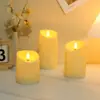 Velas Eletrônicas Podem Ser Controladas Remotamente para Simular Cabeças Brilhantes Balançantes Iluminação de Ambiente LED Performance de Casamento Hotel Restaurante Pano