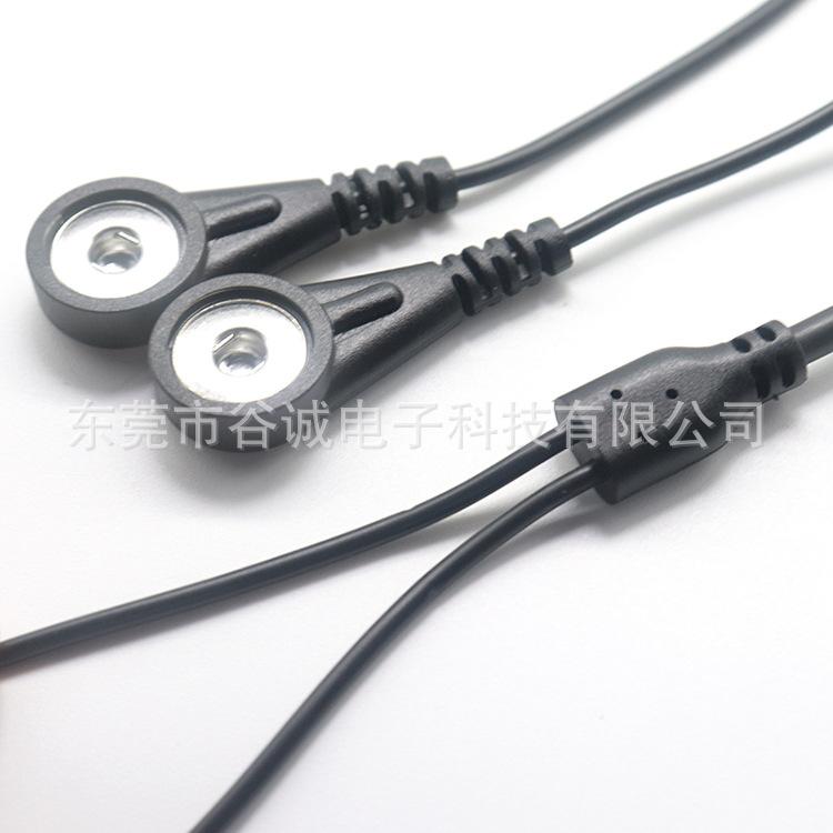 ECG电极扣导联线