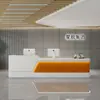 Recepción Principal de la Empresa, Barra de Bar, Mostrador de Caja Registradora del Estudio de Yoga, Escritorio de Recepción de Salón de Belleza con Recubrimiento de Pintura Comercial, Escritorio de Oficina de Tienda de Ropa