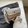 Bolsa Feminina de Nicho 2024 Nova Bolsa de Ombro Linda Pequena Bolsa Estilosa Fashionável Casual Transversal Pequena Quadrada