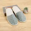 Zapatillas de Hospitalidad Desechables para Casa, Hotel, Huésped, Viaje, Casa de Huéspedes, Engrosadas, Antideslizantes, Portátiles, Zapatillas con Patrón Baotou