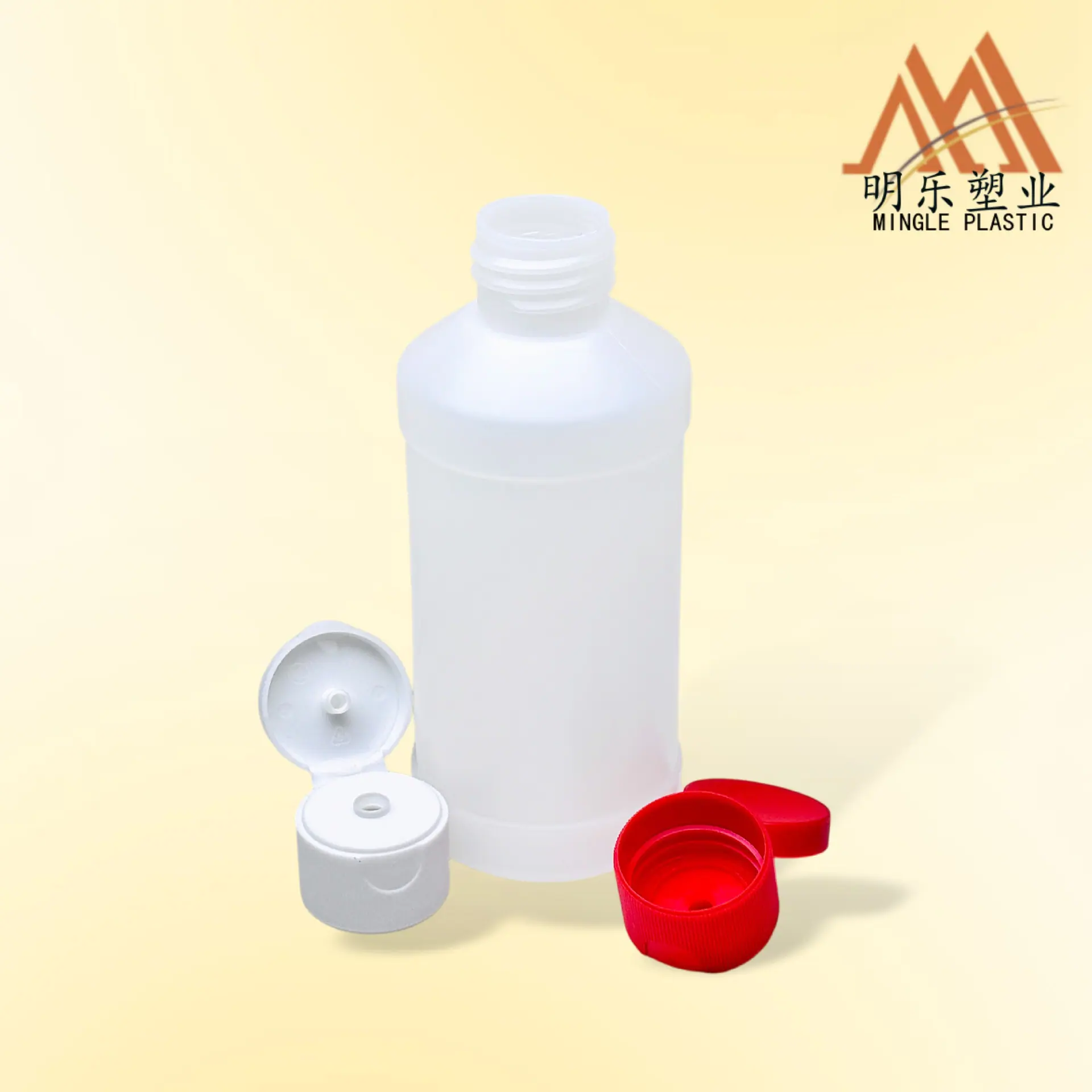 250ml标槽颜料PE瓶-07翻盖