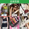 Cinta de color de grano grueso al por mayor patrón de letras de nailon imitación cuerda para teléfono móvil accesorios para ropa cinta de jacquard de letras de colores