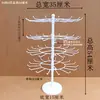 Soporte de exhibición giratorio de múltiples niveles para escritorio para accesorios pequeños, fundas de teléfono, gomas para el cabello, audífonos, llaveros, pulseras y collares