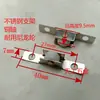 Rodillos para ventana y puerta corrediza a prueba de mosquitos de aleación de aluminio y acero plástico de estilo antiguo, marco de acero inoxidable de 7 mm de ancho, rodillos planos de nailon resistentes al desgaste