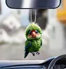 Colgante de gato lindo de acrílico 2D para coche, modelo nuevo para decoración de espejo retrovisor interior de coche, adorno colgante para el hogar