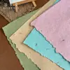 Roupas Florais Grau A Pétala Genuína Papel Dongba 125g Espessado Textura de Papel Artesanal Papel de Embrulho Florido Atacado em Estoque