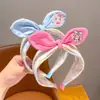 Linda Diadema de Conejo Tridimensional Kuromi para Niñas, Dulce y Versátil Diadema de Lazo Personalización
