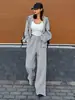 Sudadera Chaqueta Traje Casual Estilo Universitario Deportivo para Mujer 2025 Nueva Ropa de Otoño con un Conjunto Completo para Personas Bajas