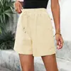 Ropa de mujer para comercio exterior transfronterizo europeo y americano 2026 estilo popular de verano para sitios independientes y Amazon: shorts casuales elásticos de rayas