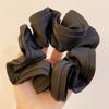 Estilo coreano cor sólida cetim orelha borda cólon anel estilo flor botão elegante manchete simples todos os acessórios de cabelo novos para mulheres
