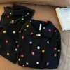 Pijama de Algodón Nube de Manga Larga y Pantalón Largo para Niñas, Lindo y Dulce, Dibujos Animados, Conjunto de Ropa para Casa