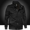 Comercio Exterior Transfronterizo Nueva Chaqueta Casual de Algodón Lavado para Hombre, Estilo Herramienta de Moda Piloto, Talla Grande Holgada para Exterior 9808