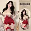 Lingerie Sexy Personalizada, Vestido Sexy com Suspensórios, Renda Sem Costas Pura Luxúria, Conjunto Camisola Fofa, Roupa Sexy para Casa