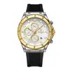 Reloj deportivo multifuncional para hombre con correa de silicona hipoalergénica, suministro transfronterizo, reloj de moda multifuncional para hombre