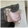 Bolsa Transversal de Renda Estilosa para Mulheres, Nova Bolsa Tote de Nicho de Alto Valor, Bolsa de Ombro de Grande Capacidade, Tendência