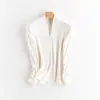 [Procesamiento Personalizado] Mezcla de Lana Acetato de Invierno Cálido Casual Cuello en V Camiseta Básica Ropa de Punto para Mujer Otoño e Invierno