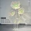 Flor Grande Flor Gigante Flor de Rede de Seda Adereços de Casamento Decoração de Janela Layout de Passarela Fundo de Transmissão ao Vivo Flor Artificial Flor Guia
