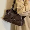 Bolso tote de alta gama, estilo vintage, para mujer, nueva colección 2026, diseño de otoño moderno, bolso de hombro exquisito y de gran capacidad