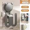 Zapatero de Balcón Ventosa Estante de Listones para Baño Gancho de Almacenamiento sin Perforaciones Puerta de Baño Pared Vidrio