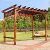 Enrejado de Madera Antióxido para Uvas, Soporte para Flores, Marco para Plantas Trepadoras, Pérgola de Jardín para Patio, Marco Paisajístico para Pasillo Exterior, Decoración de Patio