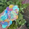 Miçangas Grandes Coloridas Acessórios DIY Lantejoulas Coloridas Redondas de 50mm para Crianças e Bebês Enfeites Artesanais Materiais de Preenchimento de Resina