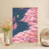 Una variedad de colores cálidos textura fresca comedor mesita de noche sala de estar pintura colgante nórdico moderno abstracto paisaje pintura decorativa núcleo