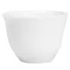Cerámica Blanca Alta Taza Individual Taza de Té Pequeña Taza de Maestro Juego de Té Juego de Tazas de Té Tazón de Té Taza de Degustación Taza Douli Juego de Té Kung Fu