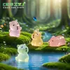 Miniatura de Paisagem Capivara Fofa que Brilha no Escuro, Decoração de Jardim DIY Acessório para Pendurar, Ornamento de Mesa