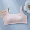 Ropa interior para niñas en etapa de desarrollo con copas fijas, Tops para estudiantes de secundaria, Niños mayores, Estudiantes de preparatoria y Mujeres jóvenes