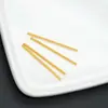 Eletroforese alta retenção de cor DIY antigo artesanal 2 * 25mm primavera hairpin mãe Ming Han roupas envolto flor hairpin borboleta tentáculos