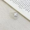 Anillo ajustable con apertura de concha simple de estilo europeo y americano de moda, diseño de nicho, estilo ins, anillo de tendencia exquisito