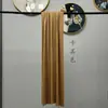 Estilo Chinês Cor Café Sistema de Cores Cenário Externo Arranjo Cortinas de Gaze Tecido de Gaze Caligrafia Tecido para Pendurar na Lareira