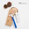 Hotel de cinco estrellas artículos de tocador desechables cepillo de dientes pasta de dientes set casa de huéspedes hotel pelo suave paja set dental Venta al por mayor