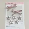 Novos acessórios de laço de cetim com strass estilo coreano materiais DIY feitos à mão acessórios para roupas, sapatos e meias atacado