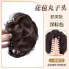 Postizo de moño para mujer, Fabricante realista de moños para el cabello, Moño bajo para novias, Postizo esponjoso de estilo tradicional