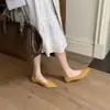 Zapatos de Salón de Punta y Boca Baja para Mujer, Mocasines de Nuevo Estilo Otoño 2026, Zapatos Planos Negros, Zapatos sin Cordones para Mujer