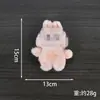 Pingente de Boneca Coelho de Pelúcia Fofo Broche DIY Decoração de Bolsa Chaveiro Acessórios