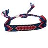 Pulsera tejida de estilo étnico nepalí, colorida, de 1.5 cm, con diseño de punto tejido, pulsera de Ginebra, pulsera de la amistad