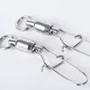 Rodamiento giratorio de acero inoxidable de alta velocidad con ocho anillos, pasador reforzado, accesorios para equipo de pesca