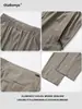 Calça Casual Ola Cool Sensation Seda de Gelo Fresca Confortável Respirável Solta Reta Wide-Leg Longa Calça de Seda de Gelo Estilo Verão Masculino Fino